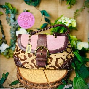 🖤 sold 
Ultra Rare Coach Ocelot Soho Shoulder Bag | Y2K Collector Piece